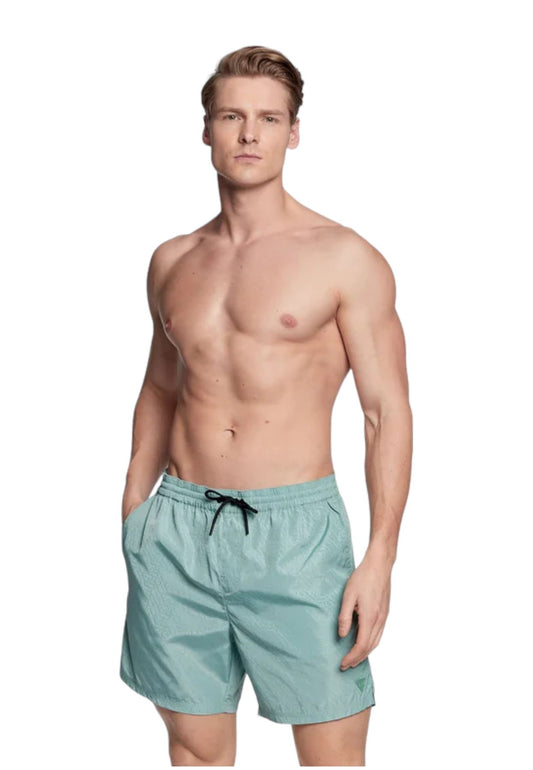Costume da bagno Short Uomo Guess Swimtrunk Medium Geo Micro Print F4GT12WG2E2