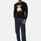 Maglione A Girocollo Uomo Guess Motivo orsetto Navin M6BR42Z1604