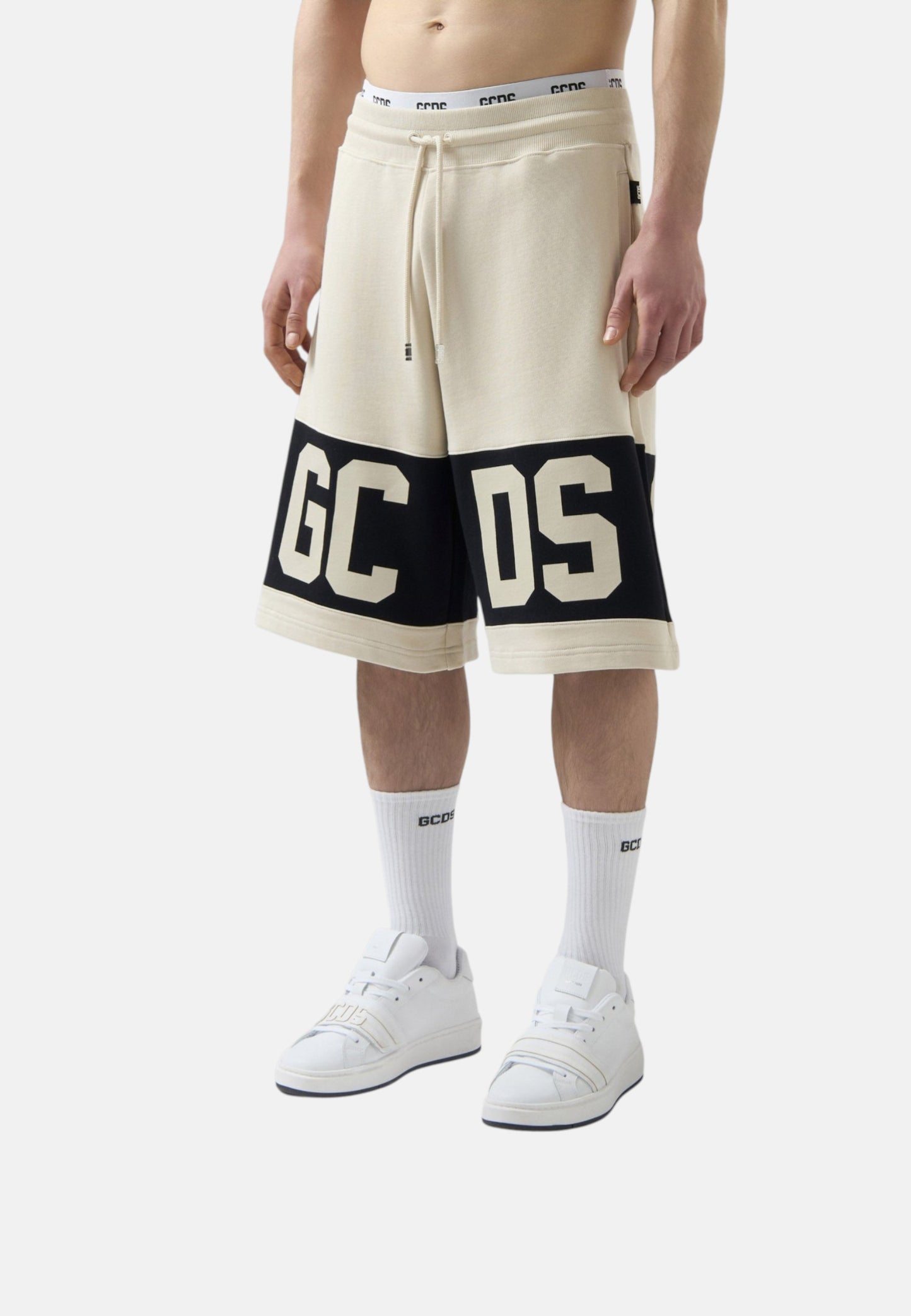 Pantaloncini  Uomo Gcds Relaxed Fit Band Logo Z0MLQL228F004