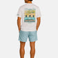 T-Shirt Manica Corta Uomo Mc2 Saint Barth Stampa/Ricamo Fronte E Retro Portofino In Piazzetta Portland PRL0002