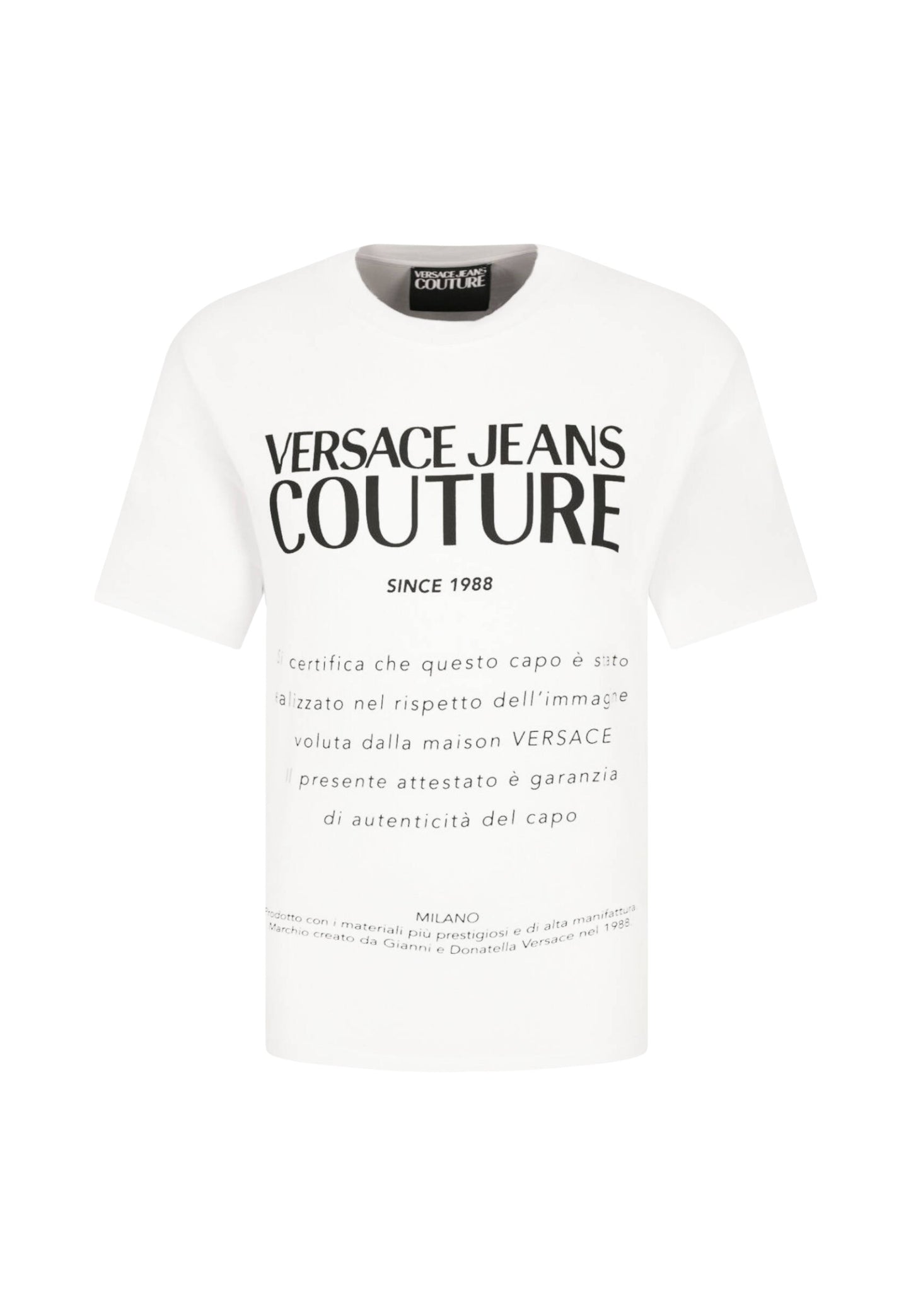 T-Shirt Manica Corta Uomo Versace Jeans Couture Over Fit  B3GWA7TM30319