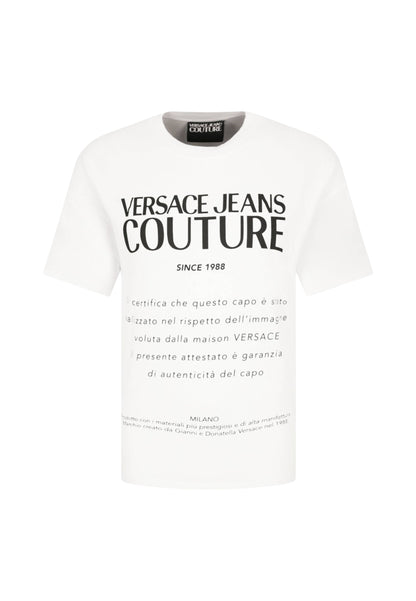 T-Shirt Manica Corta Uomo Versace Jeans Couture Over Fit  B3GWA7TM30319