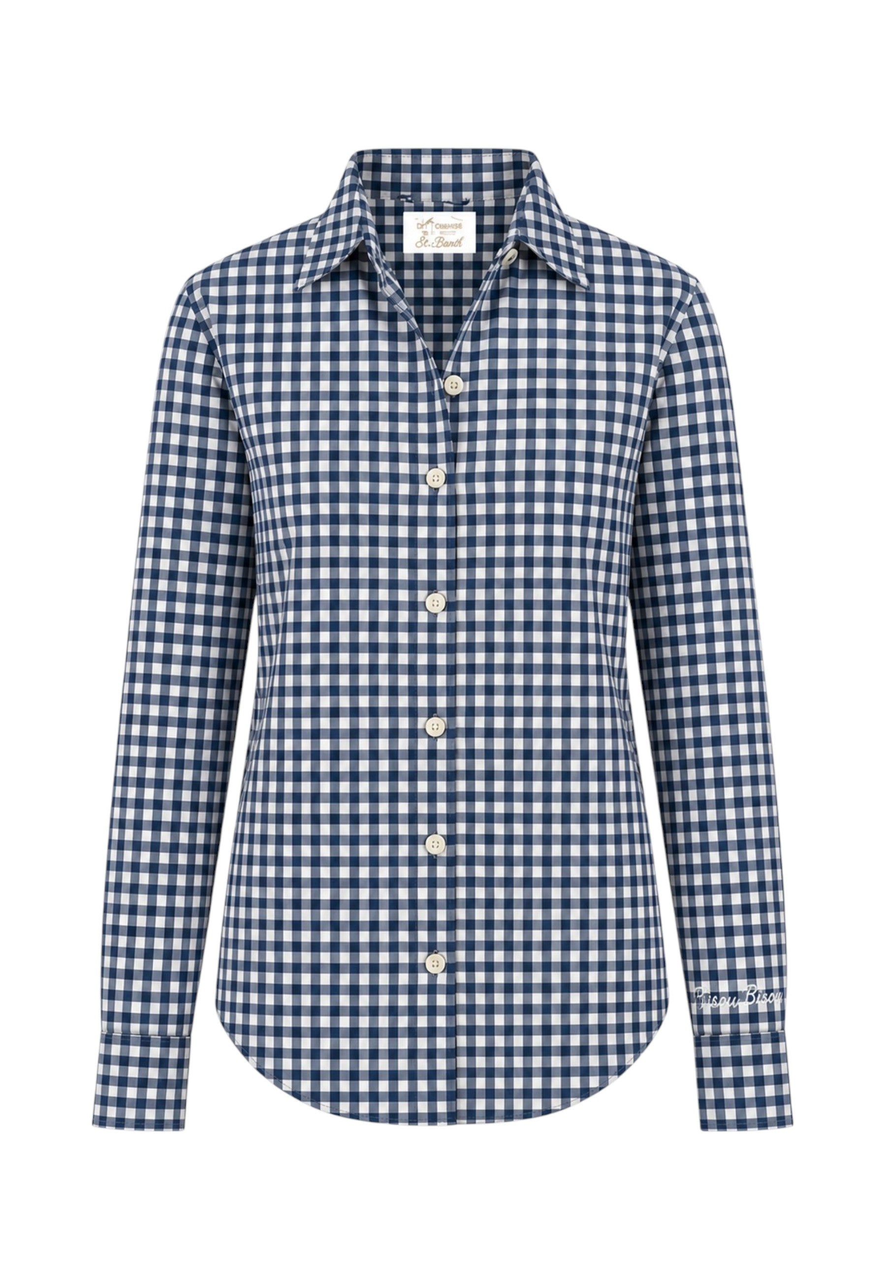 Camicia Manica lunga Donna Mc2 Saint Barth Vichy Bisou Meredith MDH001