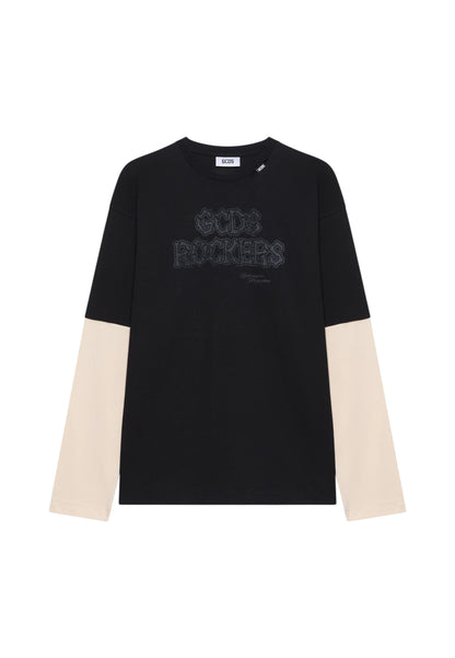 T-Shirt Manica lunga Uomo Gcds  Rockers Printed B2CM2205JF1
