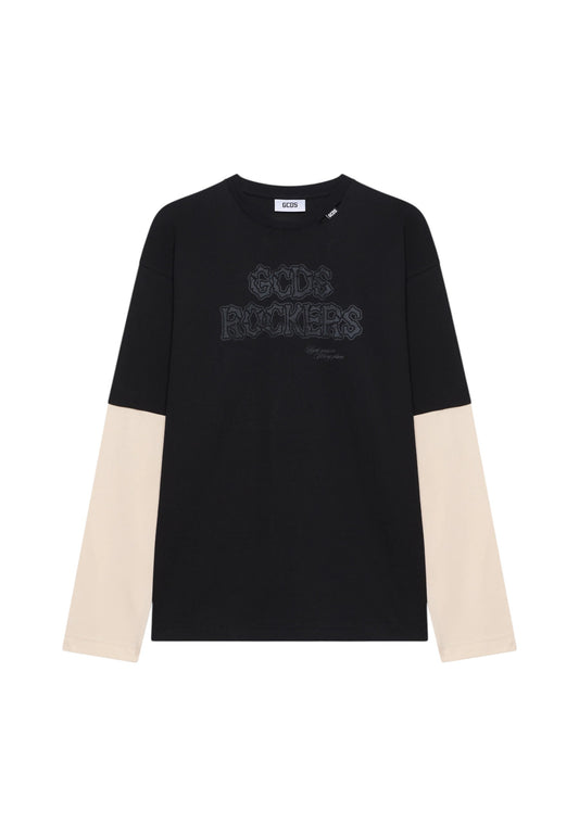 T-Shirt Manica lunga Uomo Gcds  Rockers Printed B2CM2205JF1