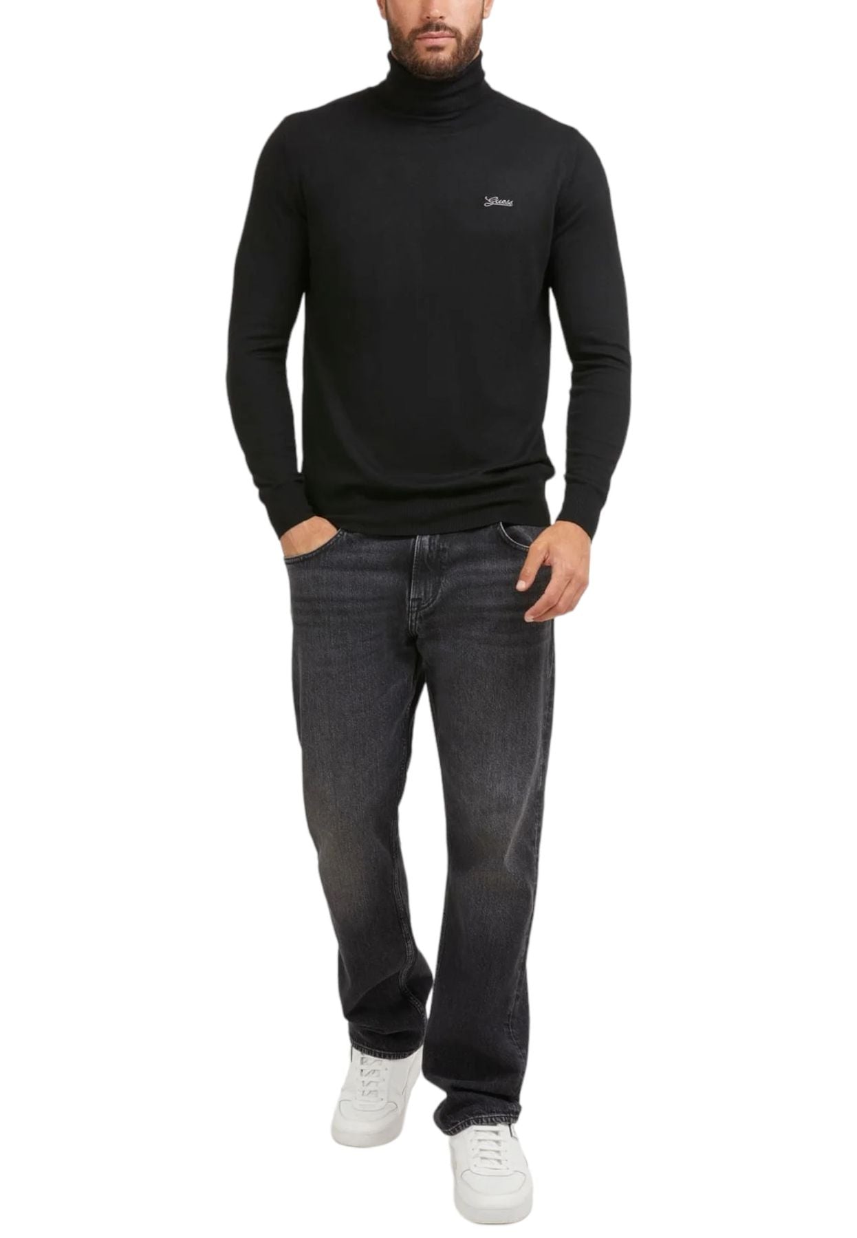 Maglione Collo Alto Uomo Guess  Aaron M3BR10Z3052