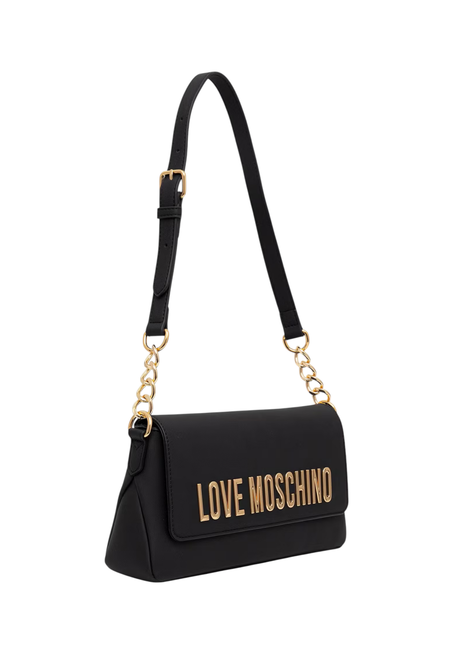 Borsa A Tracolla Donna Love Moschino Rettangolare Con Logo Frontale  JC4109PP1PKD0