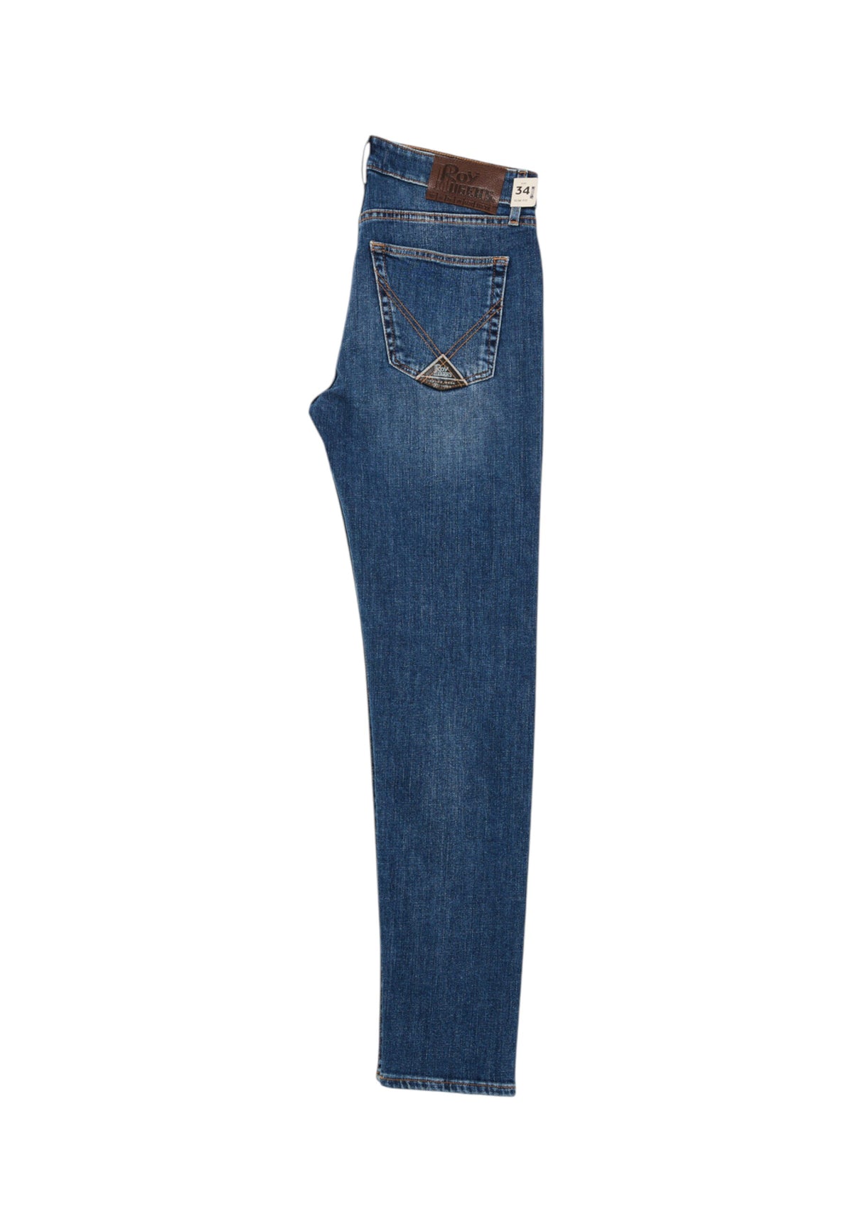 Jeans Slim Fit Uomo Roy Roger's Denim elasticizzato, lavaggio Samoa 517 RRU075D6430069