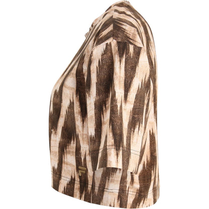 T-Shirt Manica Corta Donna Fila Crop Cattenom Aop FAW0388