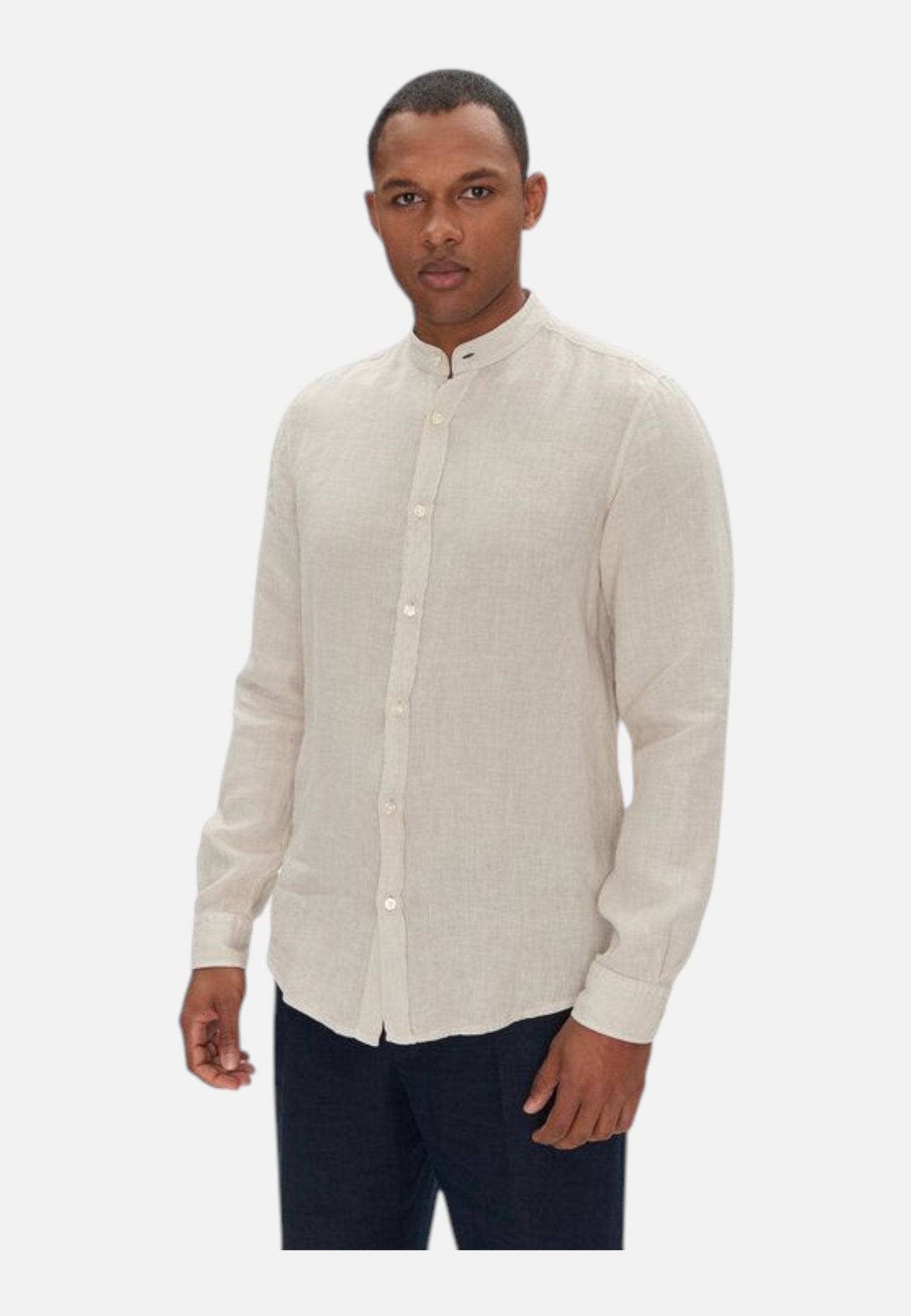 Camicia Manica lunga Uomo Boss Collo Coreana  50537369