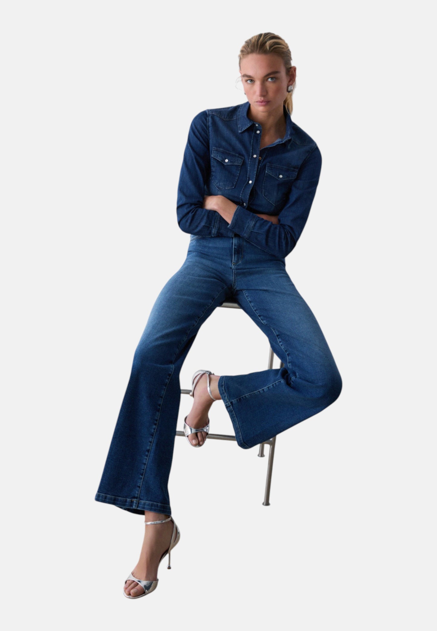Jeans Flare Fit Donna Liu Jo Vita Alta Good Flare UA6160D0264