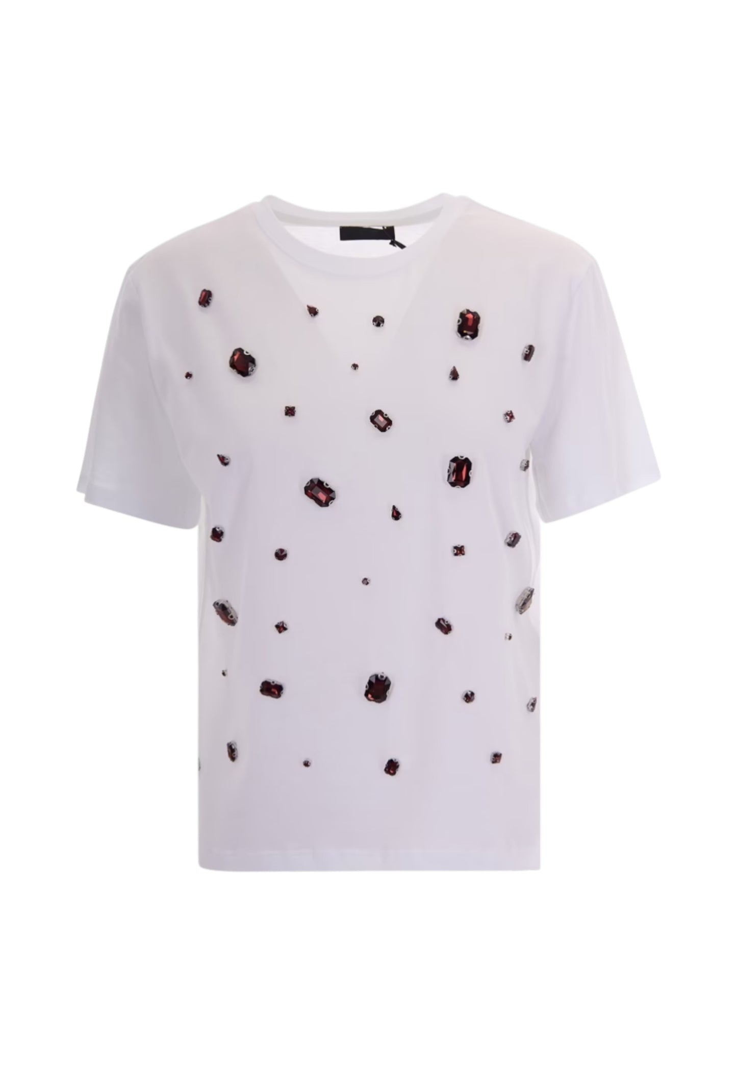 T-Shirt Manica Corta Donna Liu Jo Ricamata  CA6350J6308