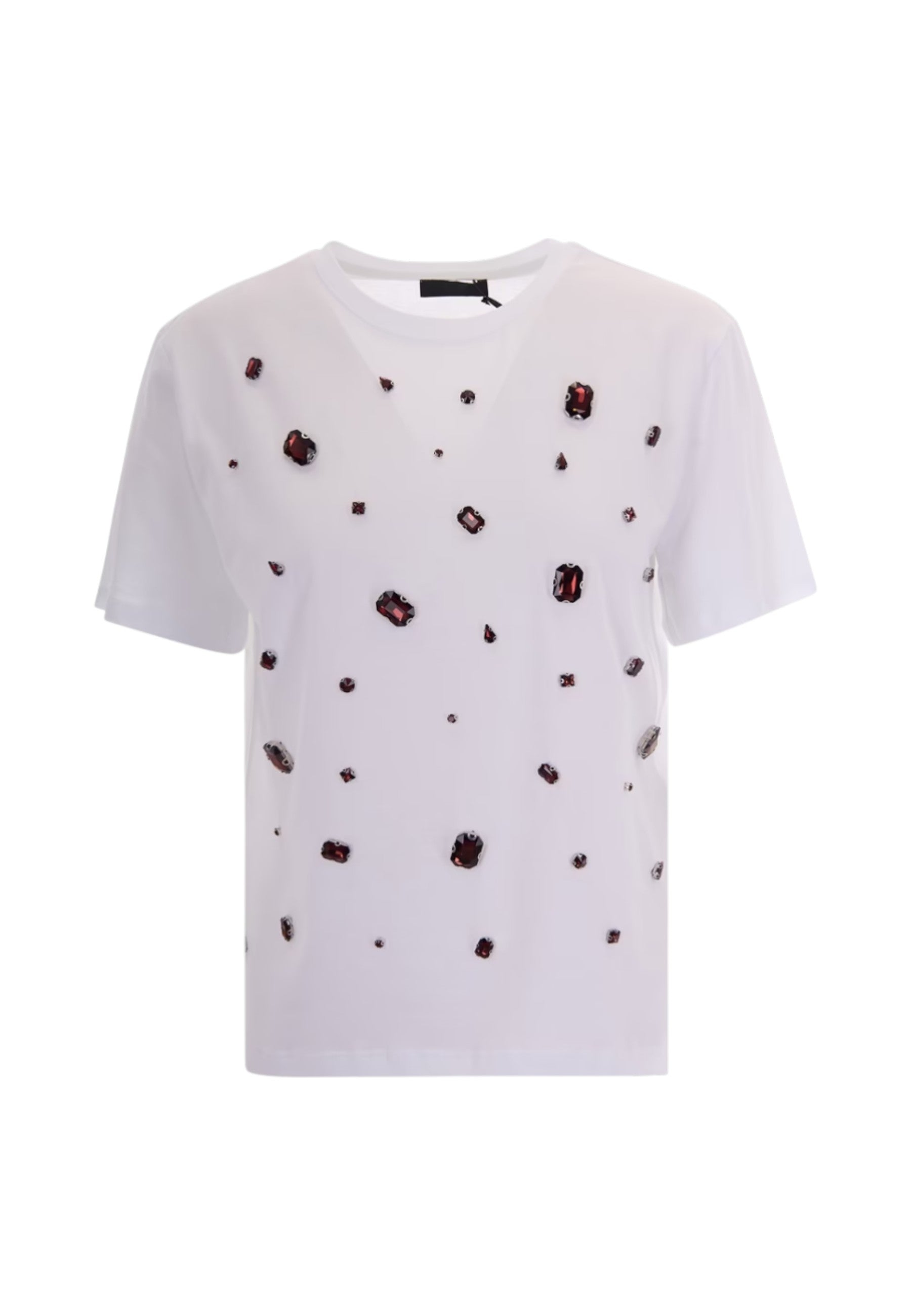 T-Shirt Manica Corta Donna Liu Jo Ricamata  CA6350J6308