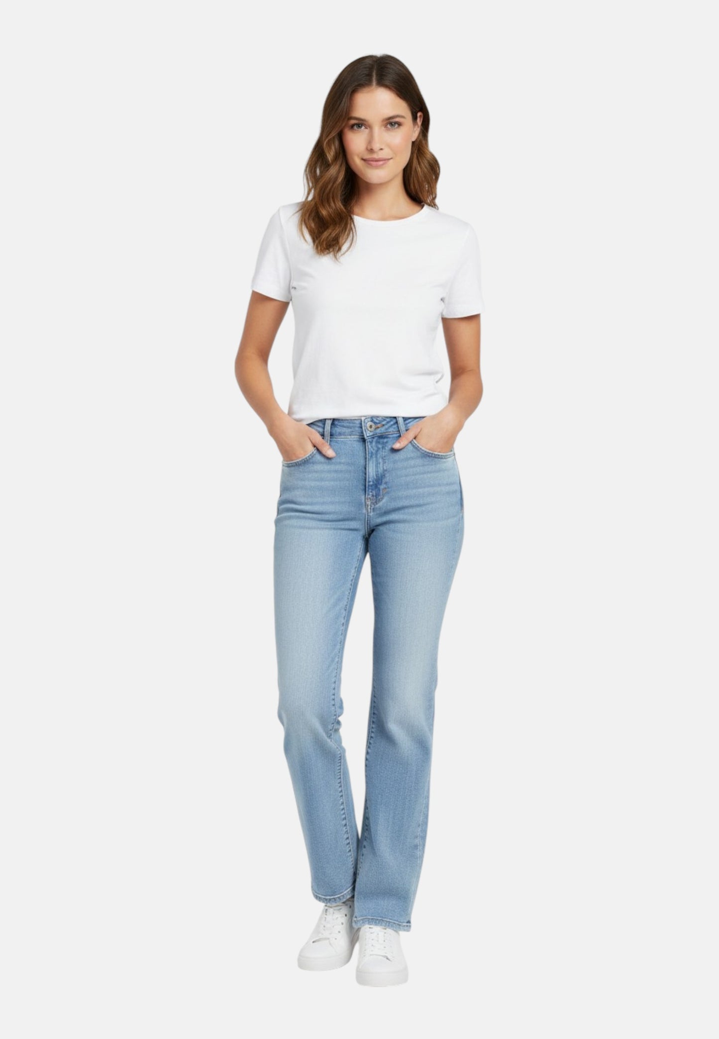 Jeans Straight Leg Donna Guess Rose Petal Wash Nicky Cigarette W6RA3MD6833