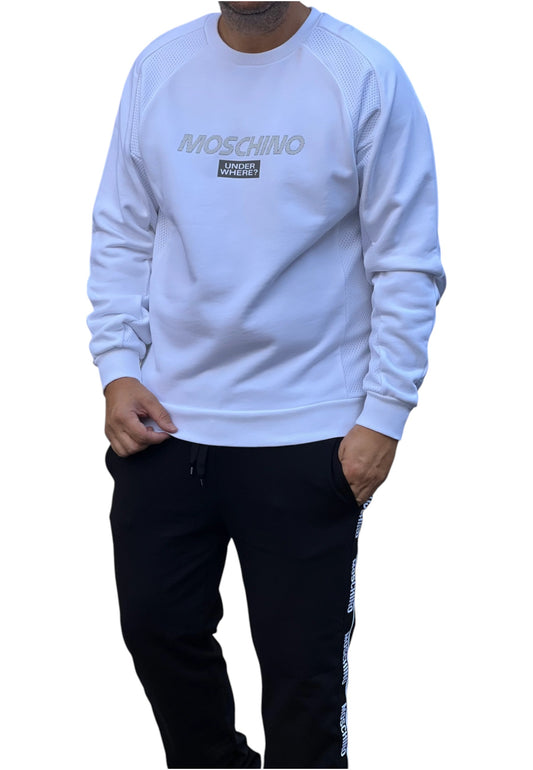 Felpa A Girocollo Uomo Moschino   241V1A17034421