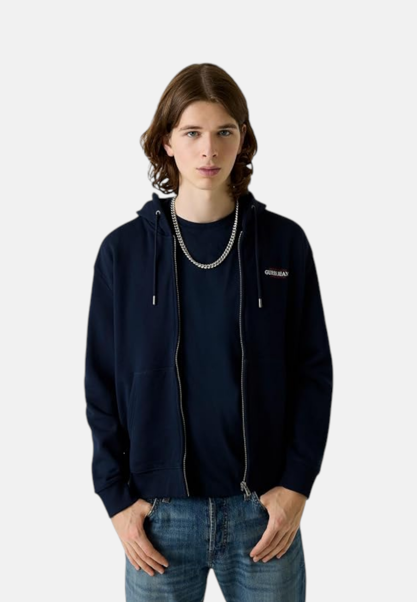 Felpa Con Zip Uomo Guess Vestibilit� regular Gj M6RQ38KCPR1