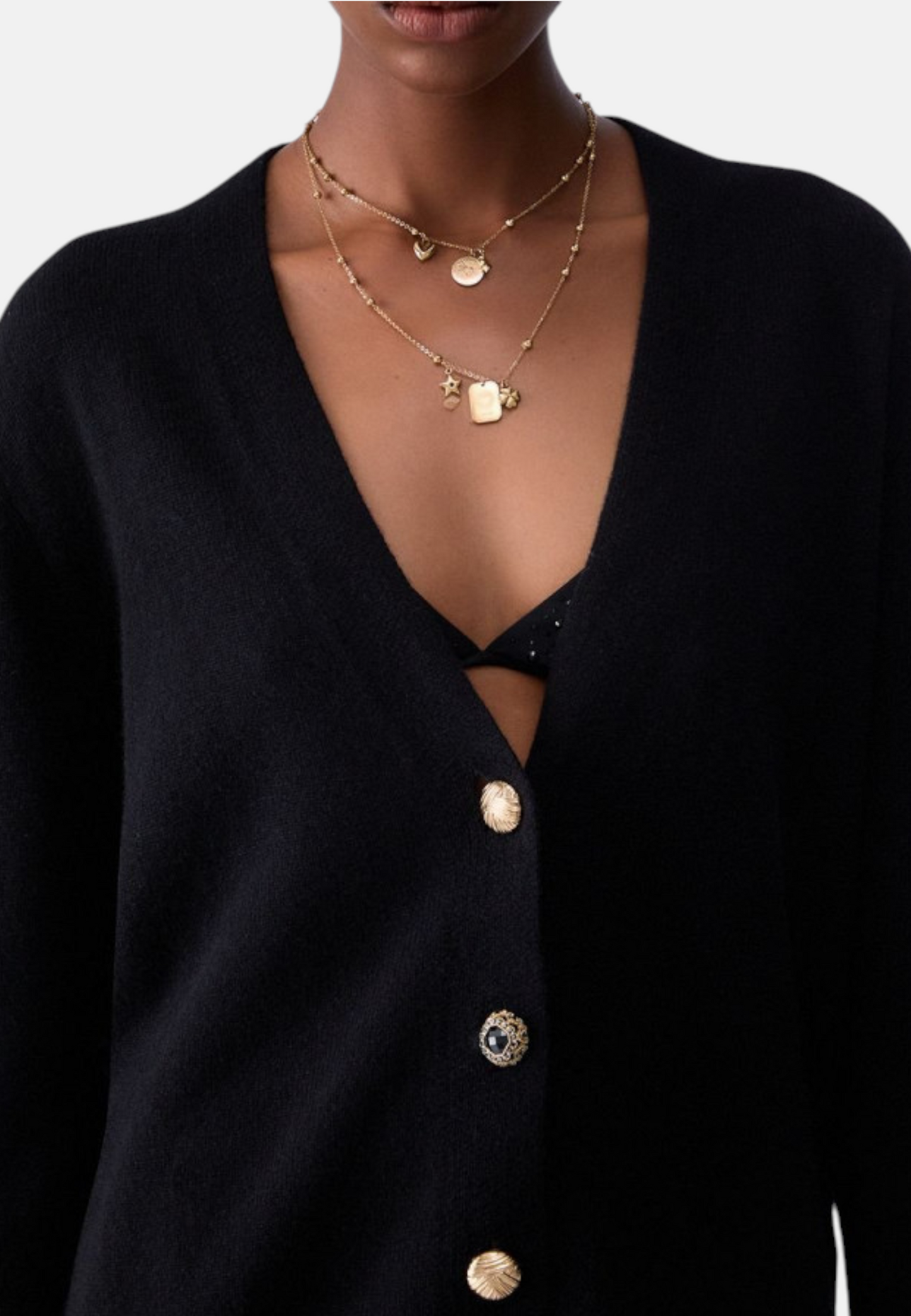 Cardigan  Donna Liu Jo Con Cottoni Gioiello  WF6417MS009