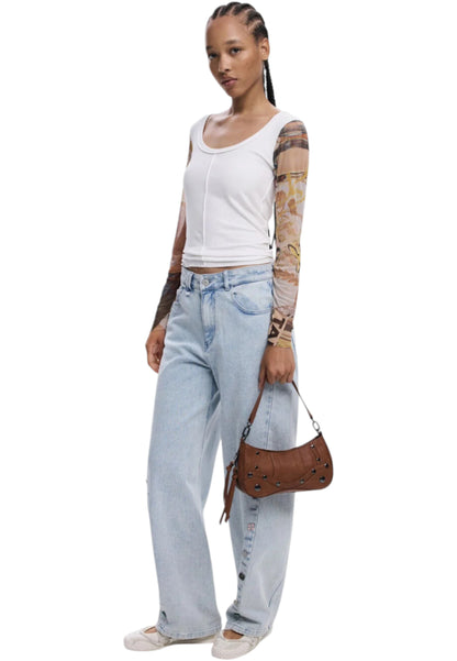 Borsa A Tracolla Donna Desigual  Embro Patch Alsacia Camel 25WAXPA7