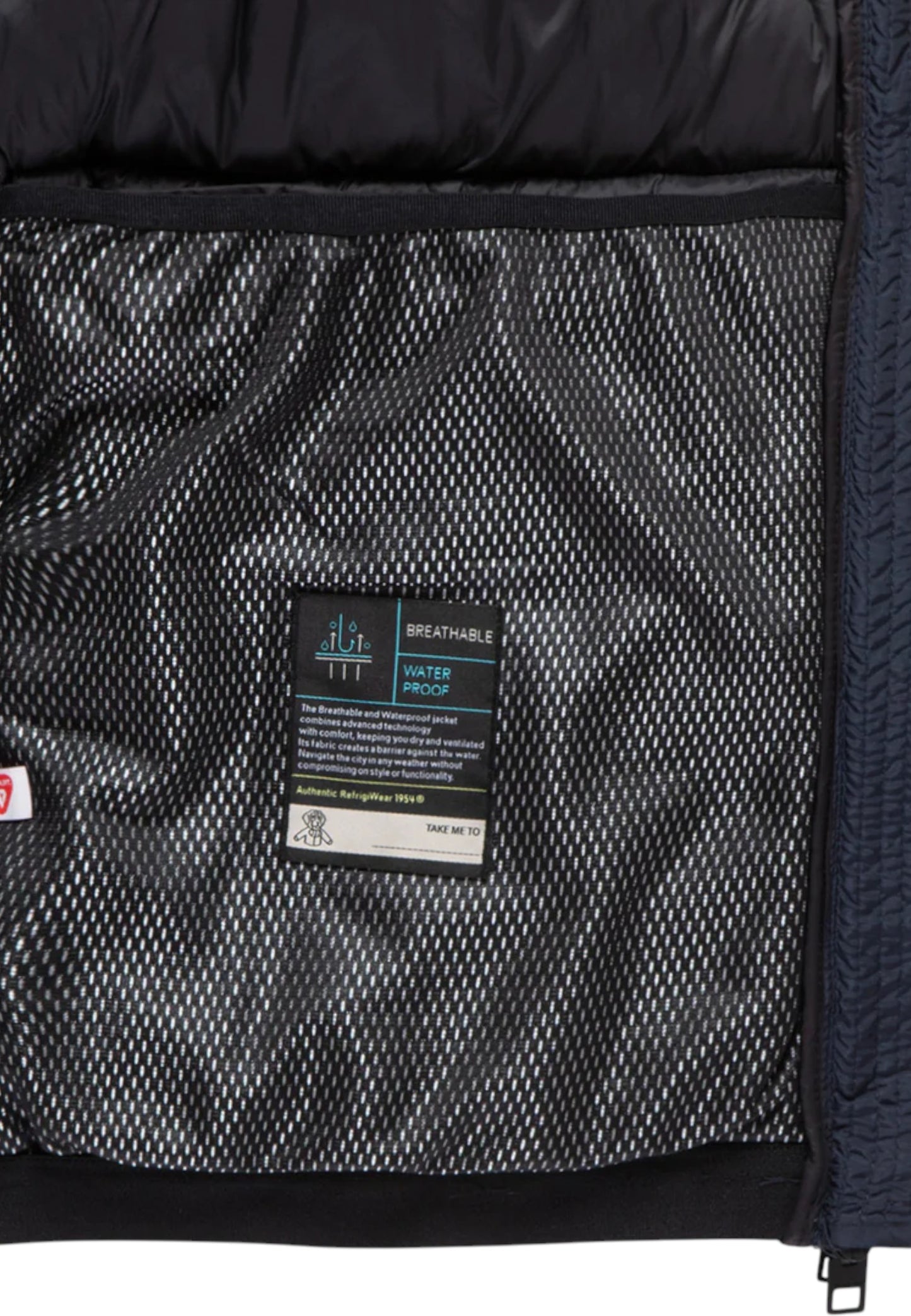 Piumino Corto Uomo Refrigiwear Con Cappuccio Josh Jacket 25AIG23308NY0185