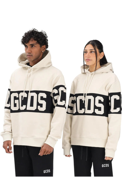 Felpa Con Cappuccio Uomo Gcds Band Logo  B1XM1900JD1
