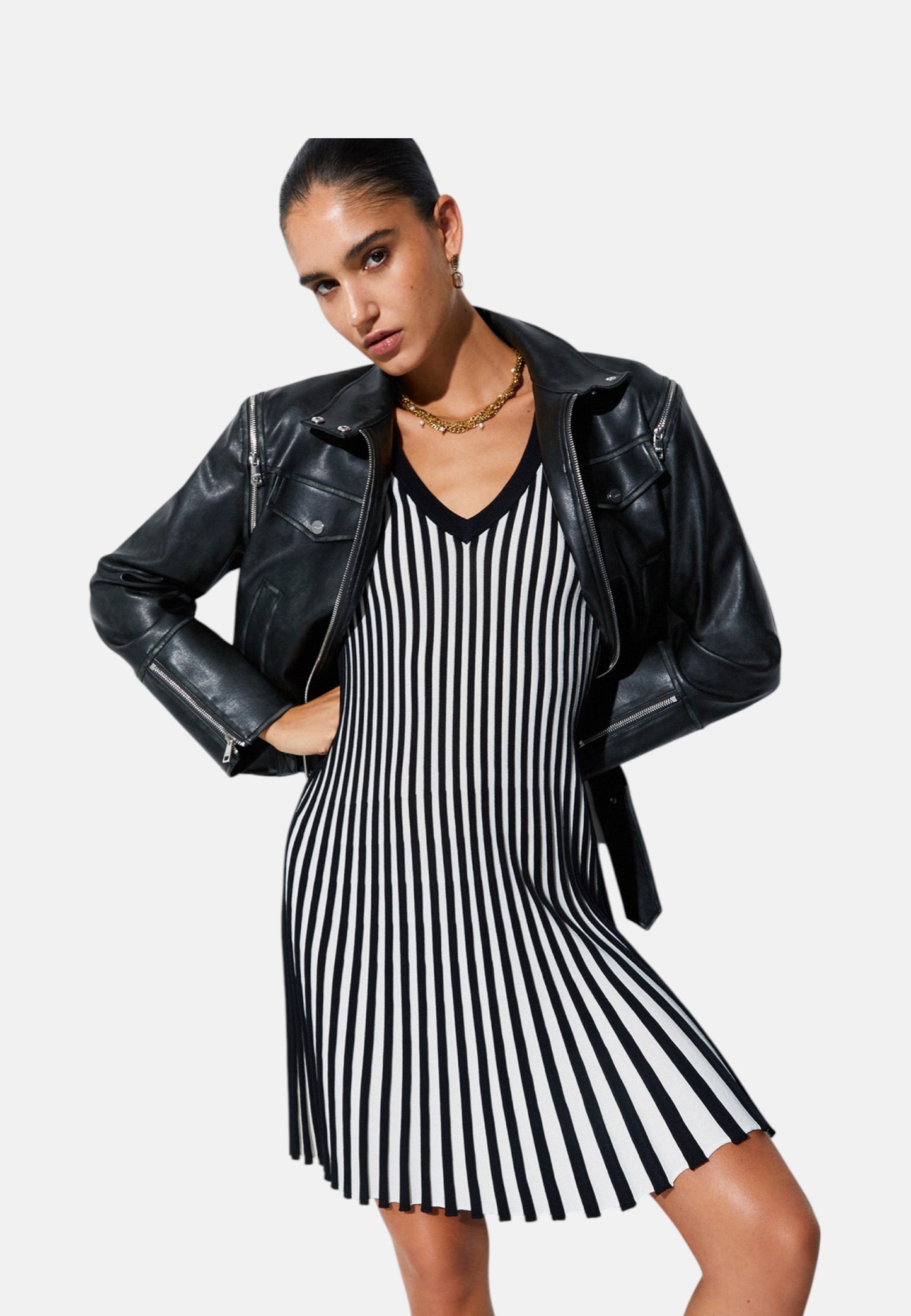 Vestito Corto Donna Liu Jo In Maglia Eco Line TA6062MS55N