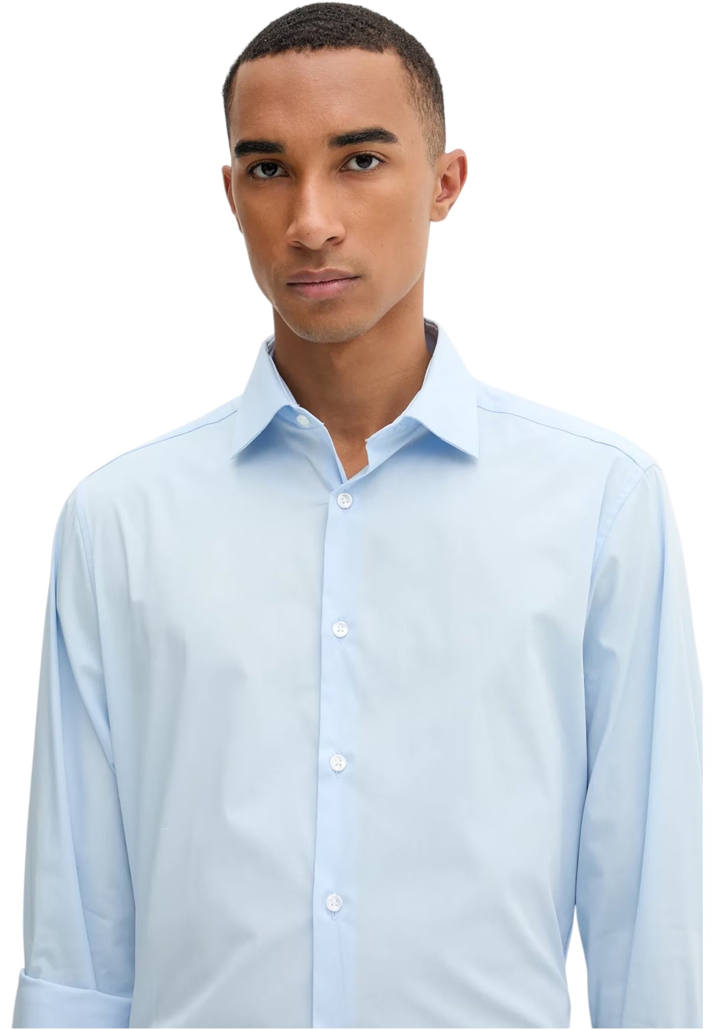 Camicia Manica lunga Uomo Calvin klein  Regular Essential Poplin Stretch LV019EU001