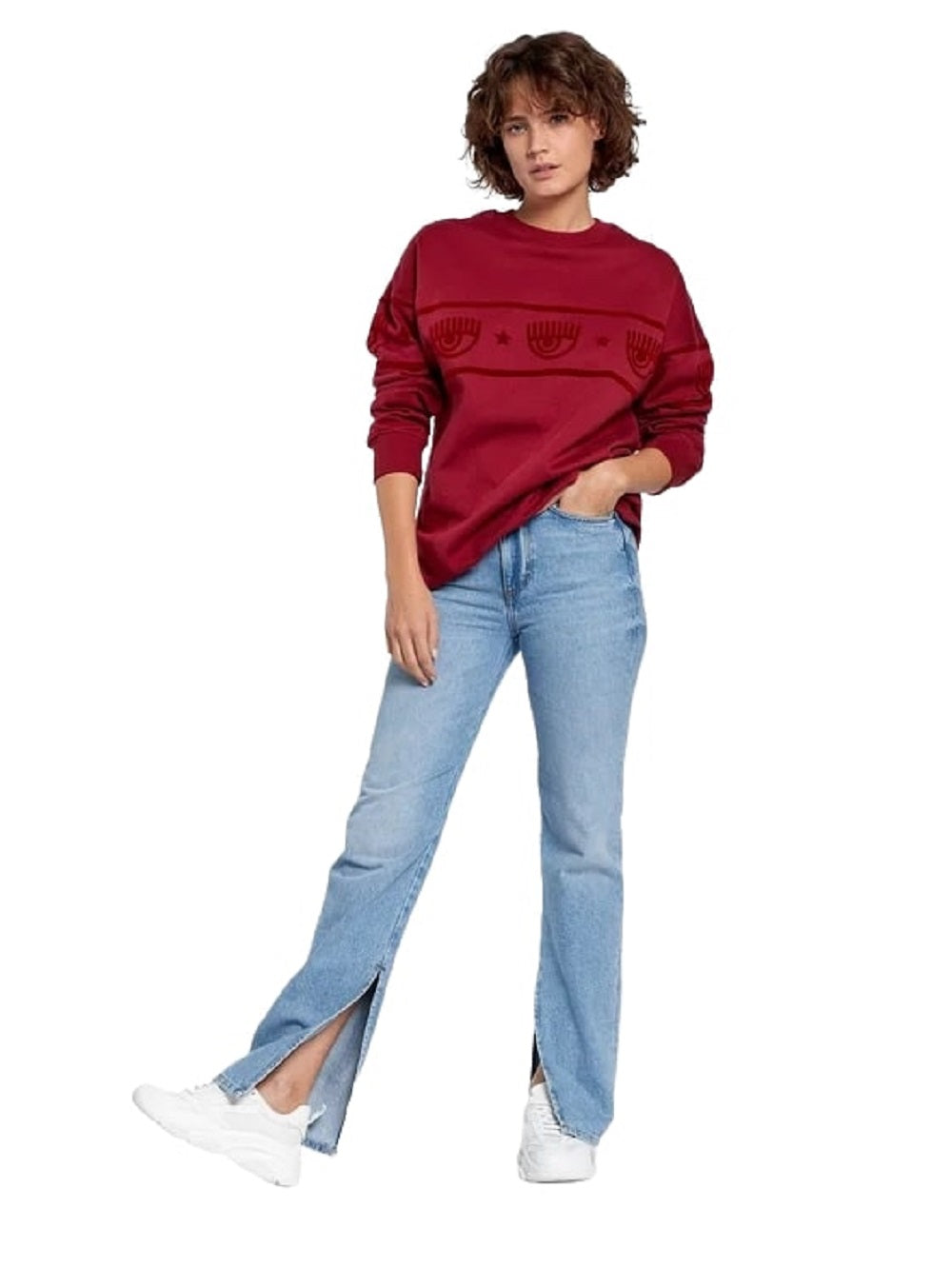 Felpa A Girocollo Donna Chiara Ferragni   73CBIT12CFT07