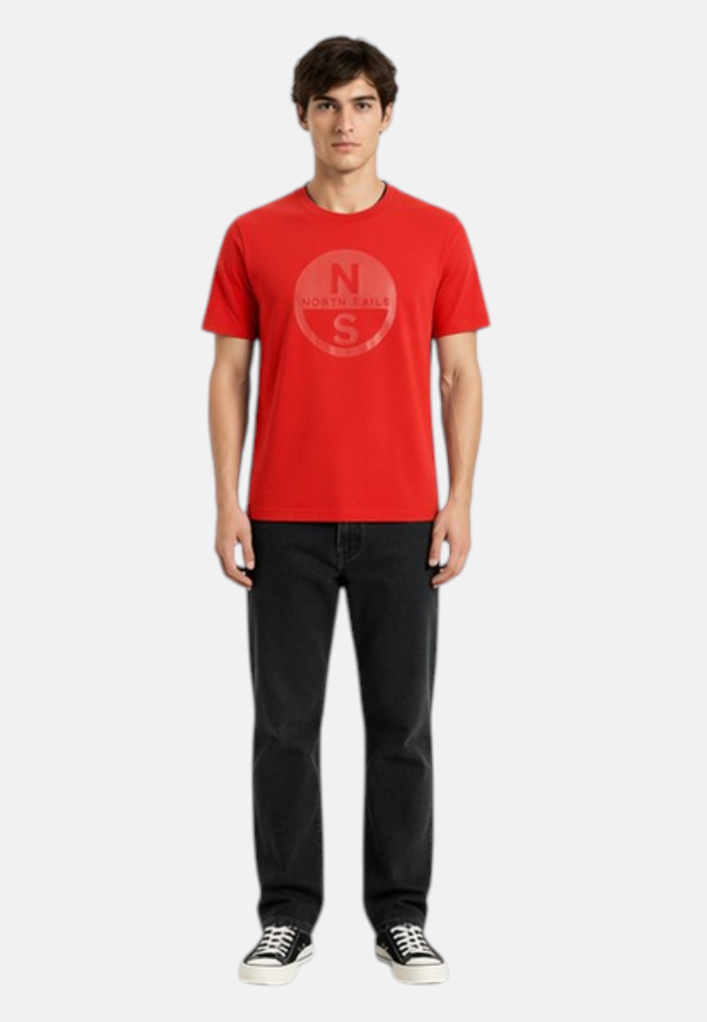 T-Shirt Manica Corta Uomo North Sails Con Stampa  693146