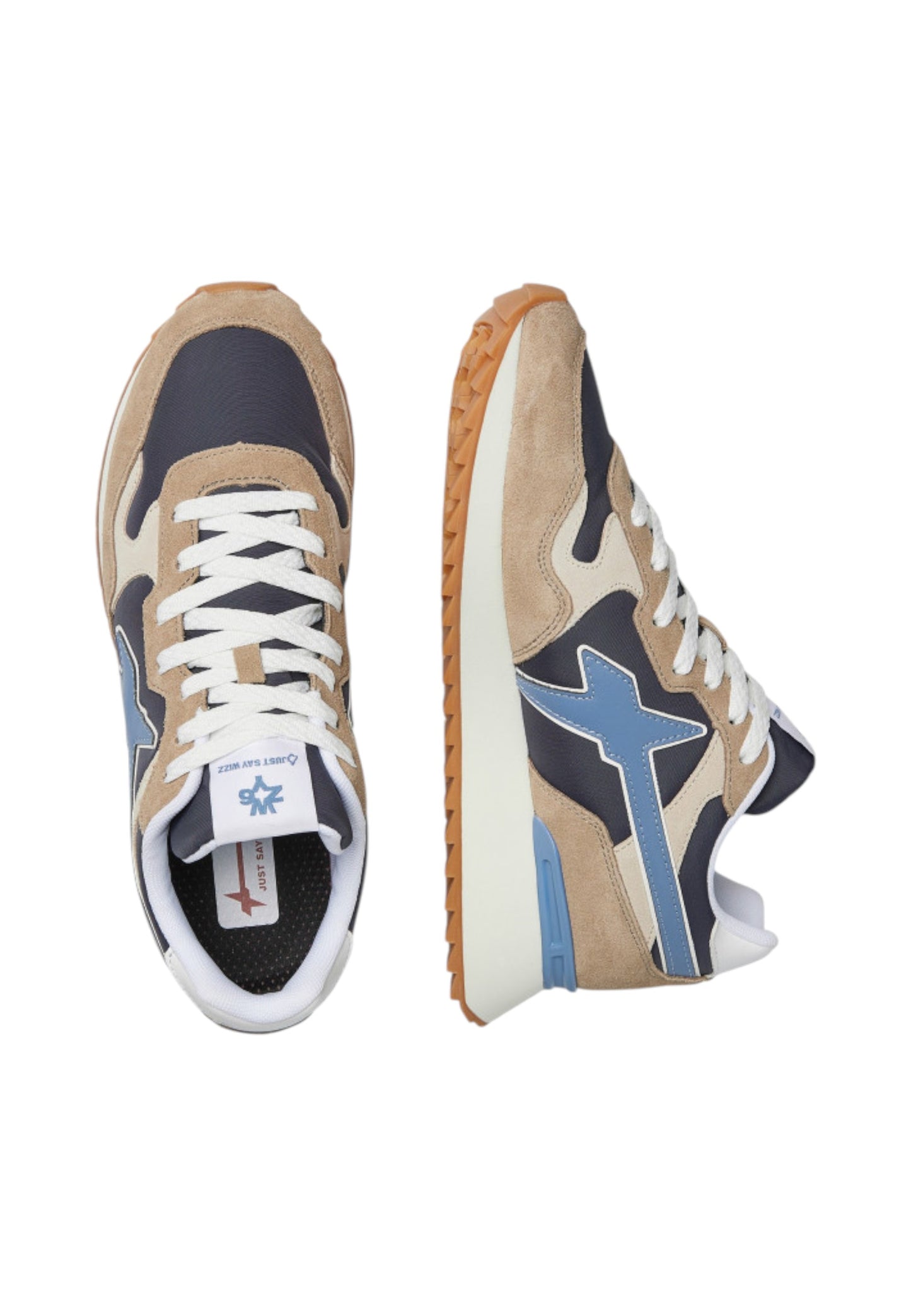 Sneakers Basse Uomo W6YZ In Tessuto Tecnico E Suede Yak-M. 201518525