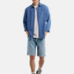 Pantaloncini Jeans Uomo Gas Stone Medium Light Albert Short Rev 370271030160