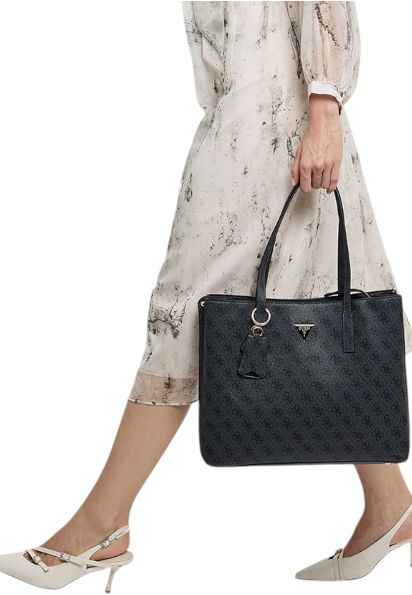 Borsa A Spalla Donna Guess Girlfriend Tote Meridian Ii HWSG6974230