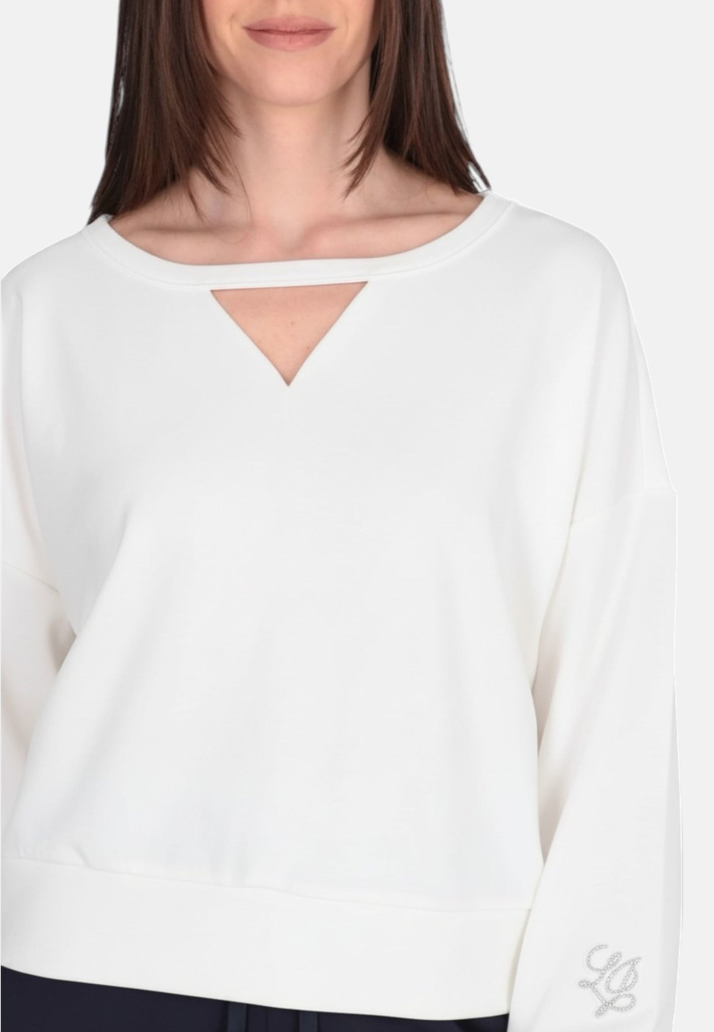 Felpa A Girocollo Donna Liu Jo  Linea Eco TA6077JS869
