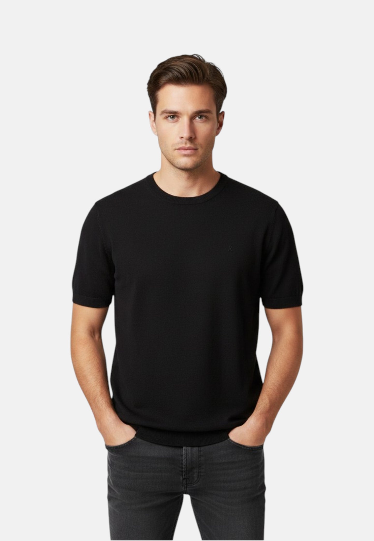 T-Shirt Manica Corta Uomo Replay In Maglia  UK5161.000.G24024