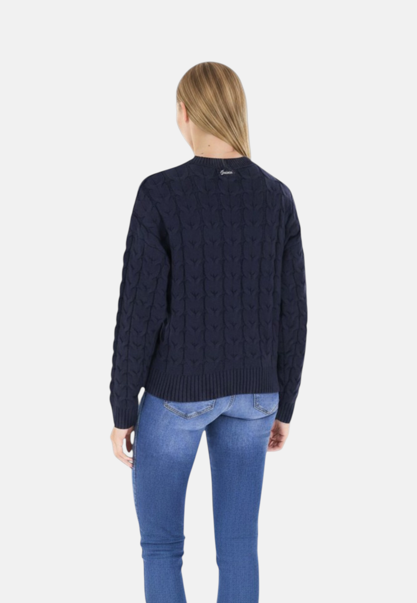 Maglione A Girocollo Donna Guess Strass Cassandra W6YR21Z0965
