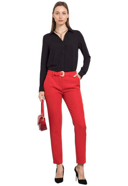 Pantaloni  Donna Versace Jeans Couture Con Cintura  74HAA116N0103