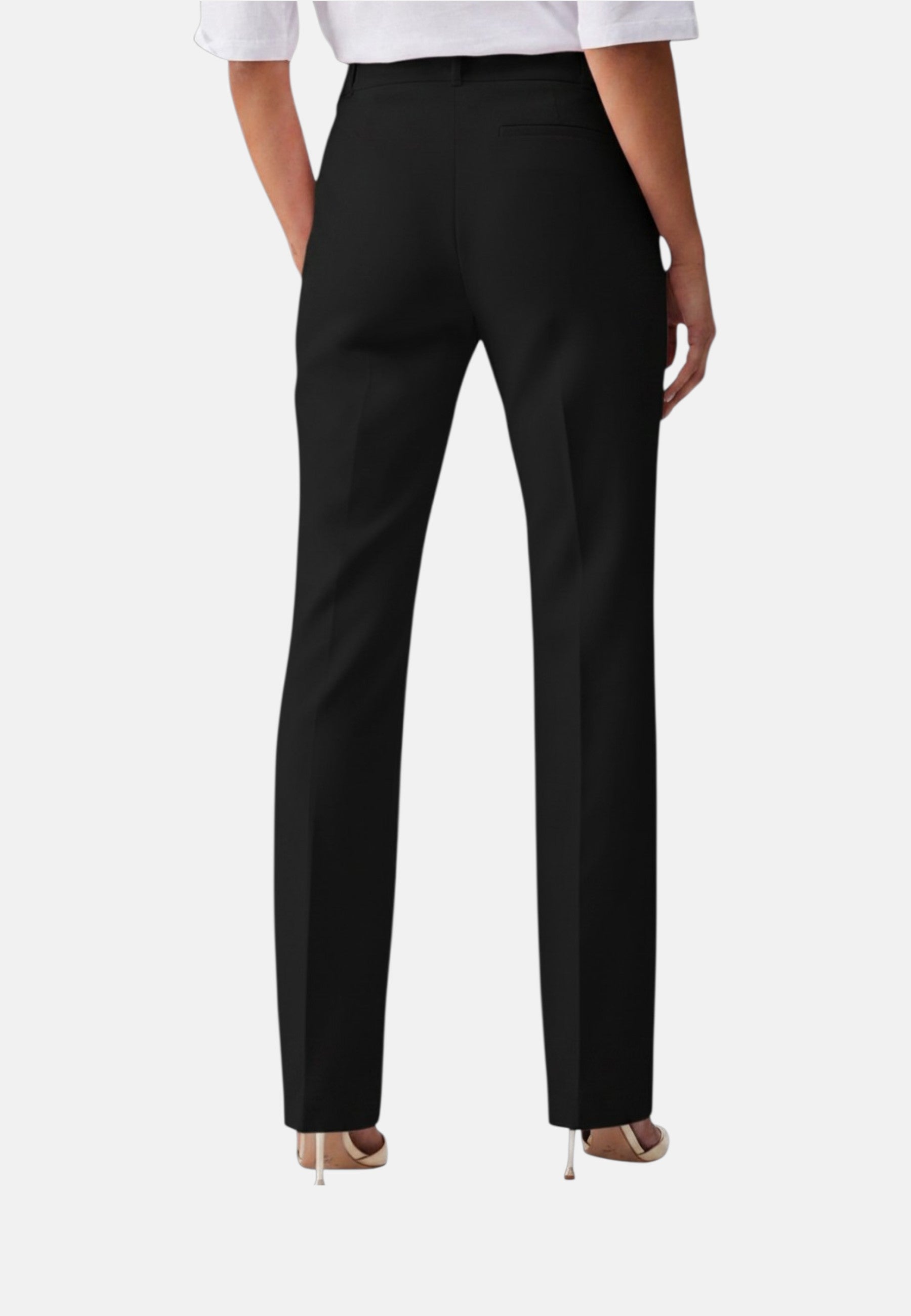 Pantaloni Wide Leg Donna Liu Jo In Tessuto Tecnico Stretch Eco Line CA6005T2200