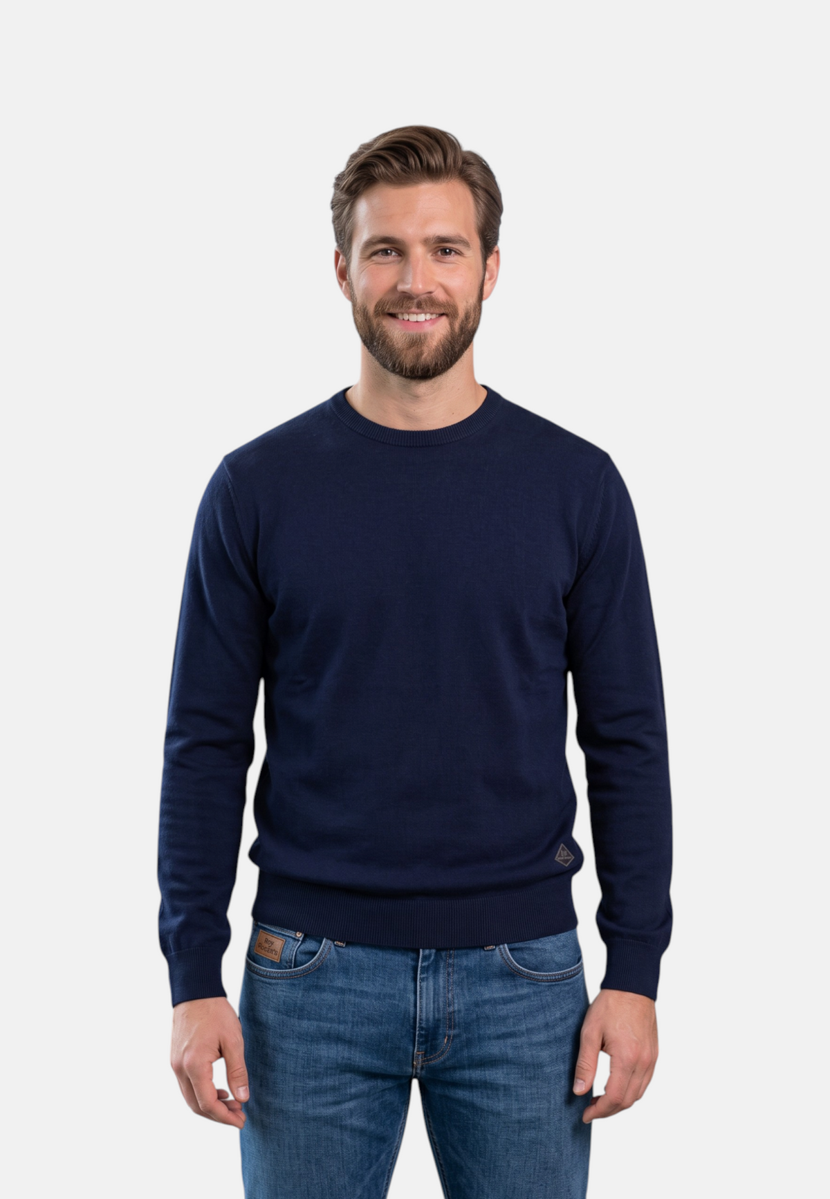 Maglione A Girocollo Uomo Roy Roger's cotone, maniche lunghe Crew Neck RRU502CV38XXXX