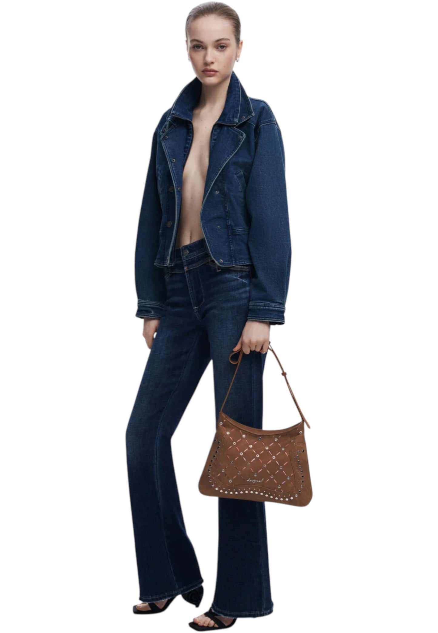 Borsa A Tracolla Donna Desigual  Yankee Manaos Camel 25WAXPB4