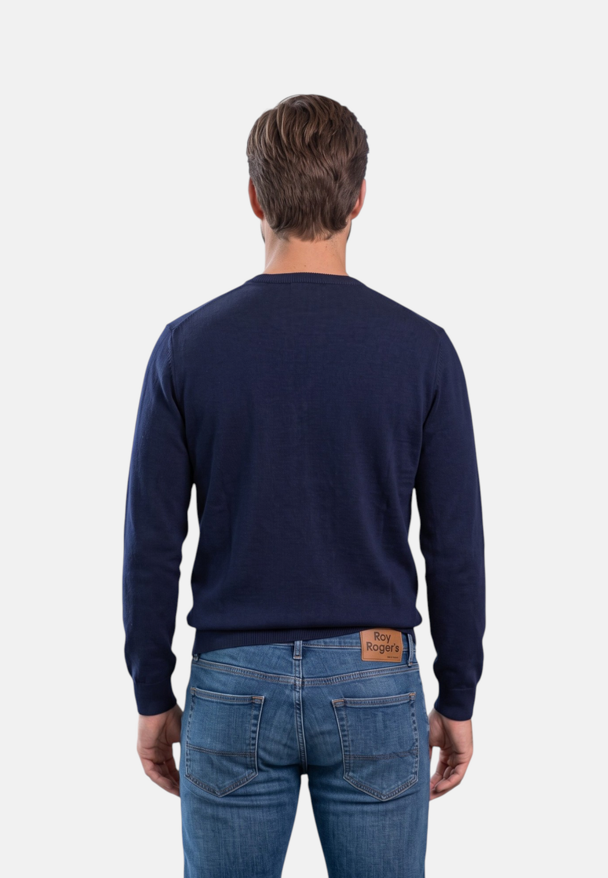 Maglione A Girocollo Uomo Roy Roger's cotone, maniche lunghe Crew Neck RRU502CV38XXXX