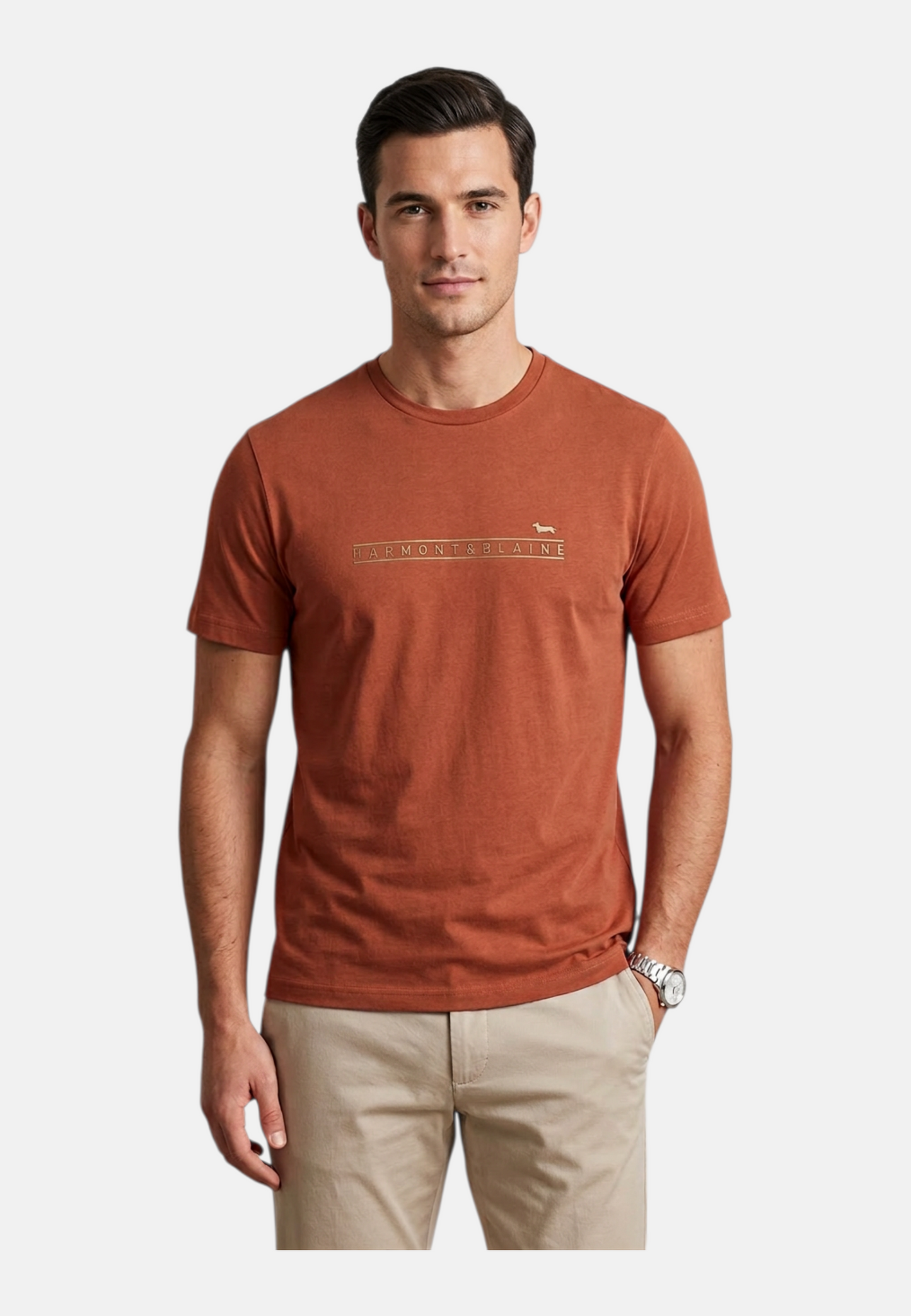 T-Shirt Manica Corta Uomo Harmont & Blaine   IRN248021824