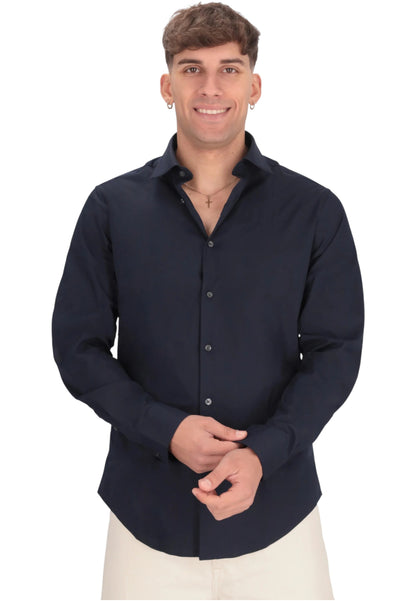 Camicia Manica lunga Uomo Calvin klein  Regular Essential Poplin Stretch LV019EU001