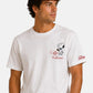 T-Shirt Manica Corta Uomo Mc2 Saint Barth Stampa E/O Ricamo Frontale Snoopy Coffee Portofino POT0001