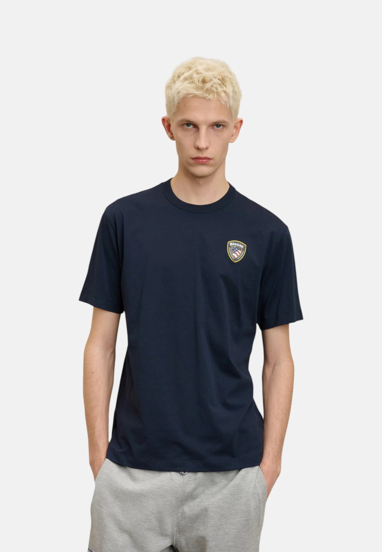 T-Shirt Manica Corta Uomo Blauer  Faxon 26SBLUH02284