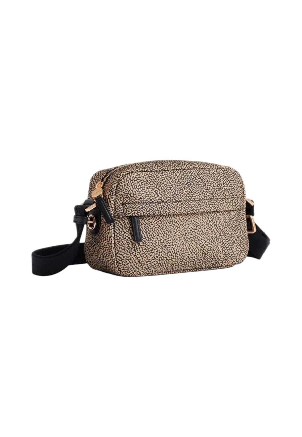 Borsa A Tracolla Donna Borbonese Formato small, Silhouette camera case, Tessuto riciclato, Stampa OP B-Club 91010343X95