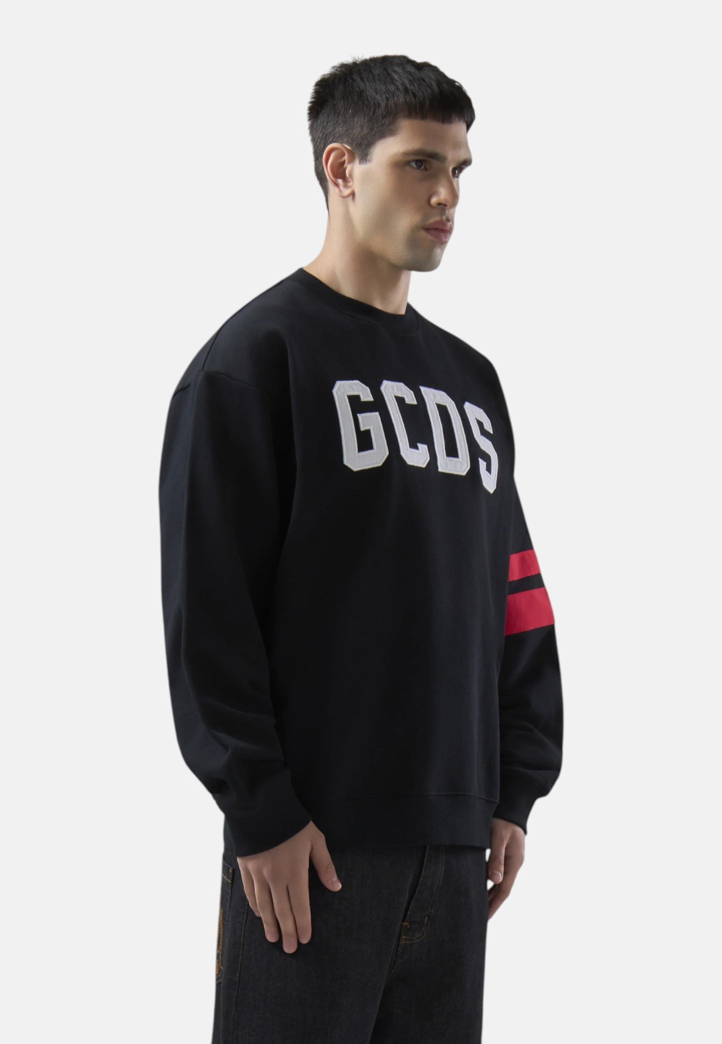 Felpa A Girocollo Uomo Gcds Logo Regular  B1XM1516JI0