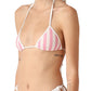 Bikini Pezzo Sopra Donna Mc2 Saint Barth Triangolo Leah String - Stripes V