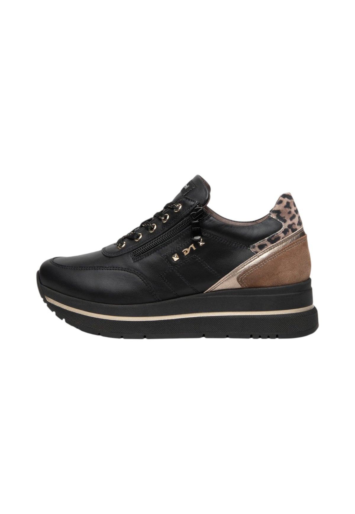 Sneakers  Donna Nero Giardini  Guanto Etoile Leo Velour Mou T.Pluvia Dis.1348 Be Tr Co I617360D