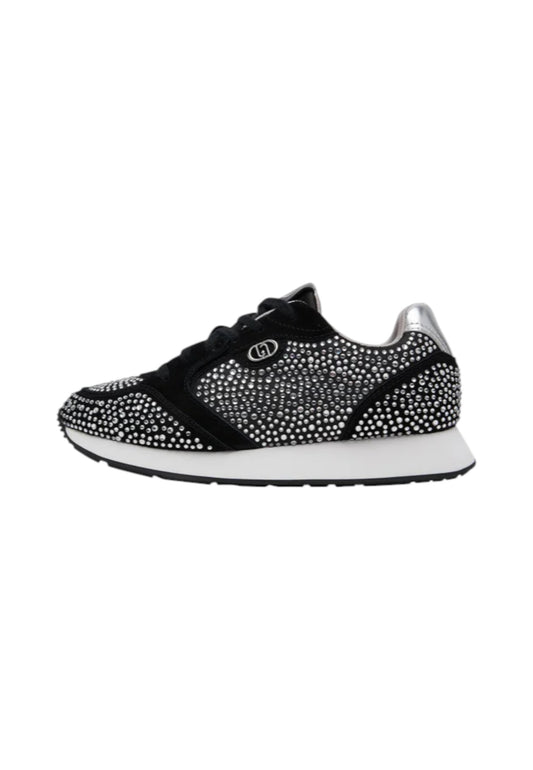 Sneakers Basse Donna Liu Jo Cow Suede/Satin/Strass Vibe