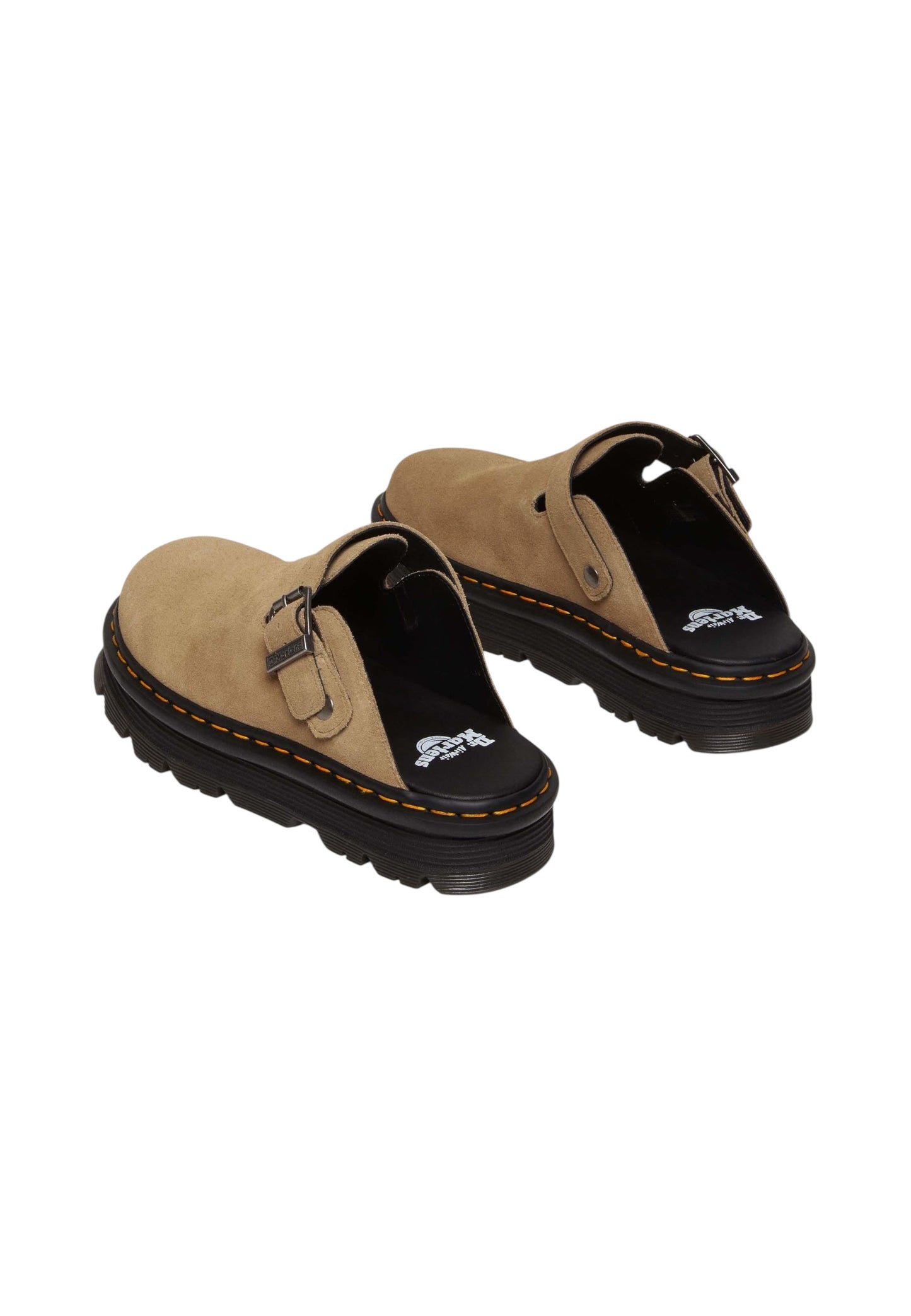 Mules  Donna Dr. Martens Con Fibbia Zebzag Mule Savannah Tan Eh Suede 31737