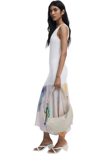 Borsa A Tracolla Donna Desigual  Bag Half Logo Zante Piedra 25WAXPB3
